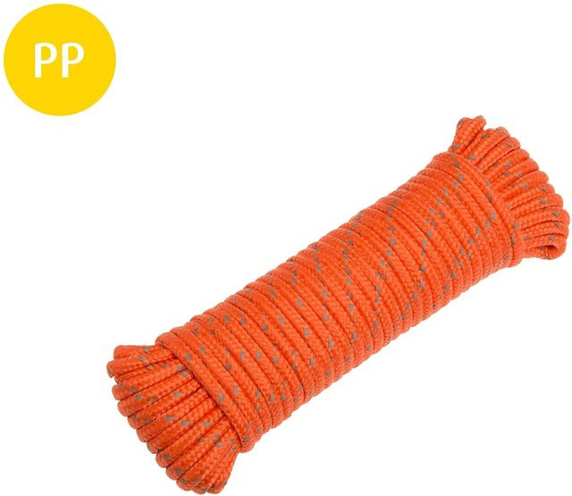 Conacord Reflektorseil Orange, Durchmesser: 4,8 mm, Länge: 15 m - Bild 1