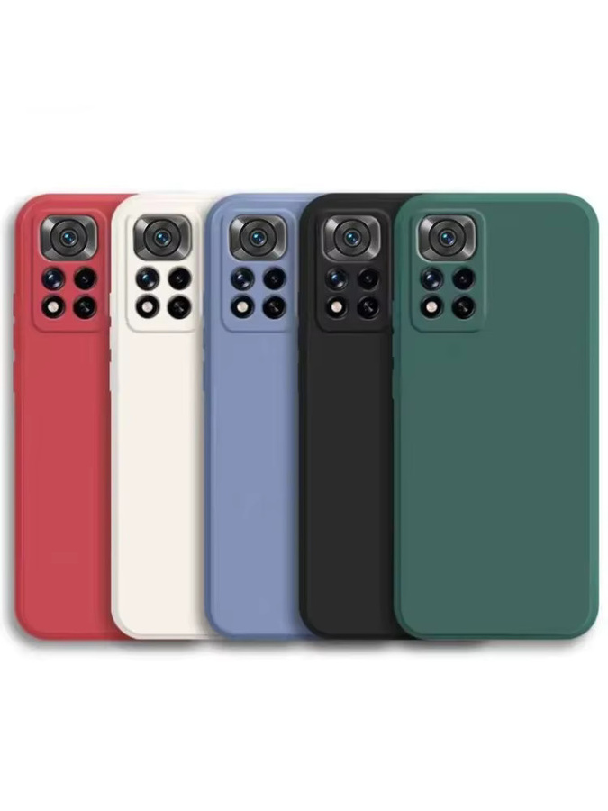 Weiche Silikon-Schutzhülle für Xiaomi Redmi Note 11 4G, Redmi Note 12 Pro 4G und Redmi Note 14 Pro in Blau - Bild 5