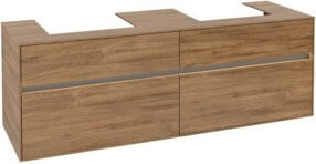V&B Waschtischunterschrank Collaro mit LED und Platz für 2 Waschbecken, B/T/H: 160 x 54,8 x 50 cm - Bild 1