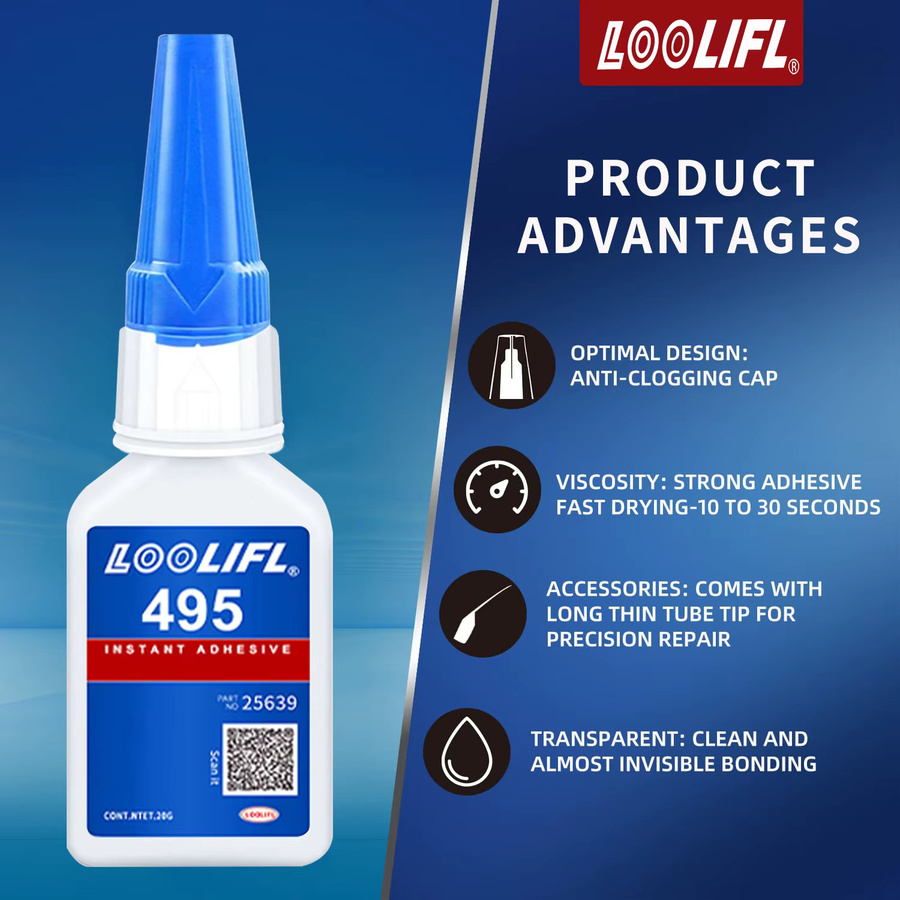 LOOLIFL 401 Superkleber Transparent 20 g - Bild 2