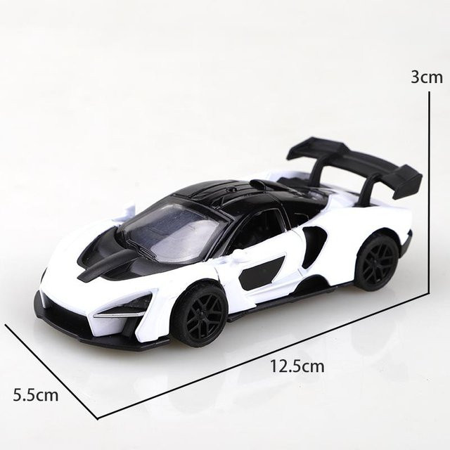 Linyi toy car Senna Legierung Rückziehbar Rennwagen, 1:36, ab 3 Jahre - Bild 1