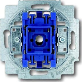 Busch-Jaeger Wechselschalter-Einsatz 2000/6 US für Unterputz, 230V, 10A, Blau, IP20 - Bild 2