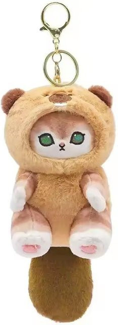 Yiran toy Katzen Plüsch-Spielzeug Schlüsselanhänger ab 3 Jahren - Bild 1