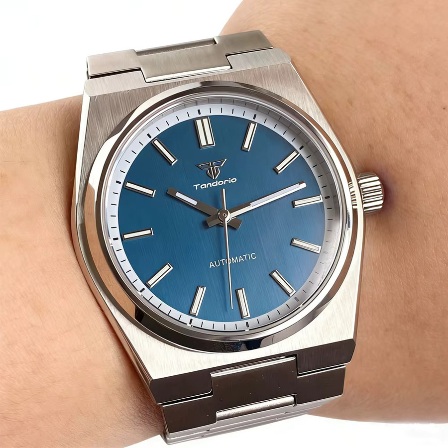 Tandorio Armbanduhr, Automatik, Edelstahl, Saphirglas, 40 mm, Herren - Bild 1