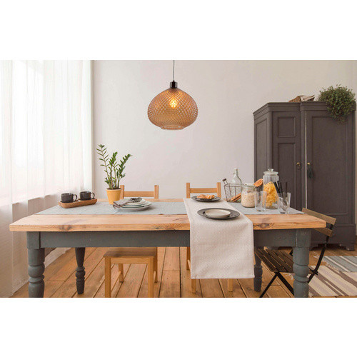 Näve Pendelleuchte Surrat Glas Braun Durchmesser: 29 cm, Höhe: 150 cm - Bild 2