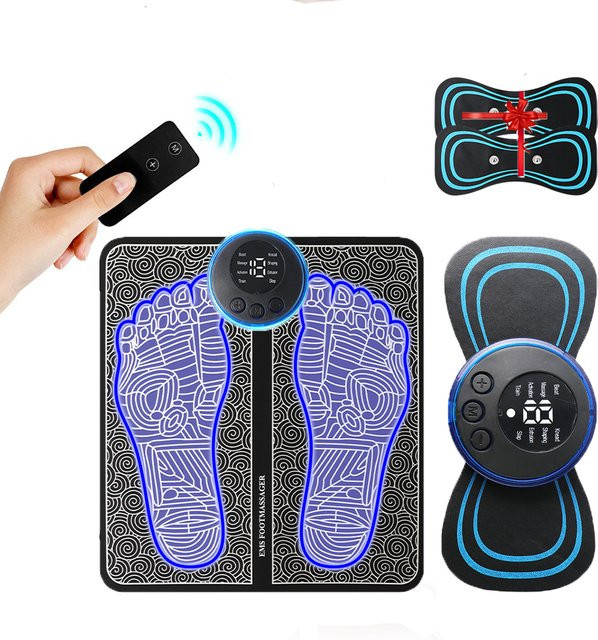 JBMBHC Elektrisches Fußmassagegerät EMS, Schwarz, Unisex - Bild 1
