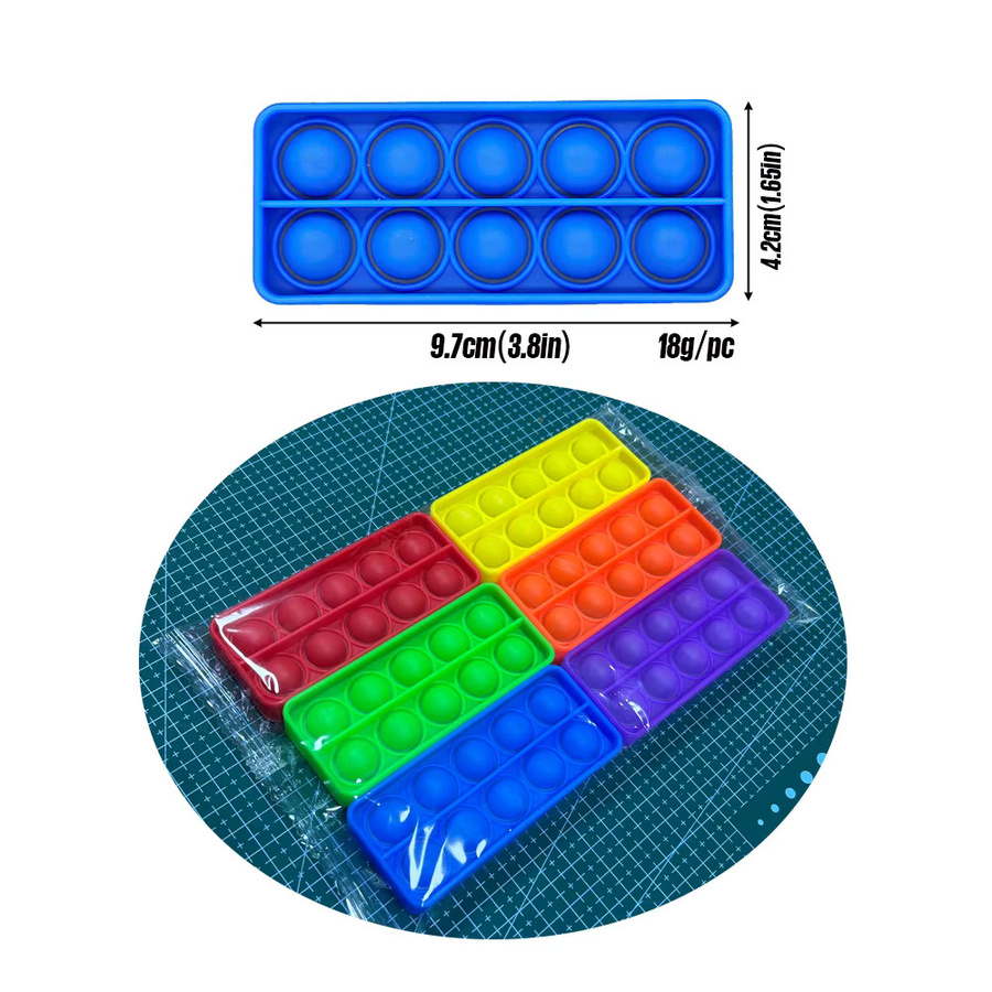 6-teiliges Set Mathe-Spiele mit zehn Rahmen, Lernspielzeug, mehrfarbig - Bild 1
