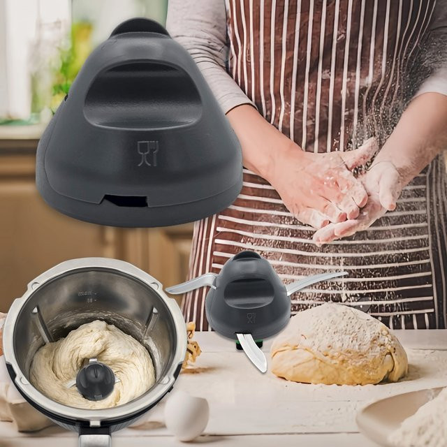 Vorwerk Mixer Klingen Schutz für Thermomix TM7 in Schwarz zum Kneten von Teig - Bild 1