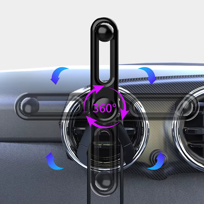 JINHF Navigations-Autohalterung Verlängerungsstange Adapter mit 17mm Kugelkopf in Schwarz - Bild 2