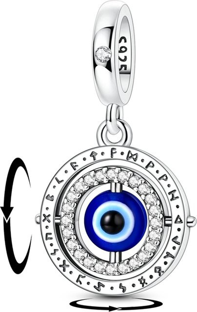 parmuz Charm Anhänger 925 Silber, Zirkonia, Damen - Bild 1