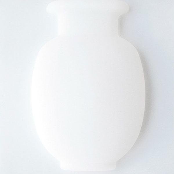 Bestbags Silikonvase mit Saugnapf für Wand, Glas und Kühlschrank, Weiß - Bild 1