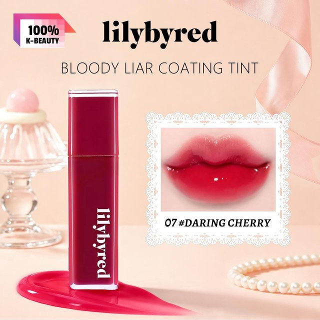 Lilybyred Bloody Liar Coating Tint, 4g, 07 Daring Cherry, Glänzend - Bild 1