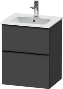 Duravit Waschtischunterschrank D-Neo in Weiß und Anthrazit, B/T/H: 51 x 40,2 x 62,5 cm - Bild 1