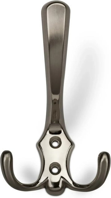 SOTECH Garderobenhaken LENA 2 Fach aus Metall in Silber Edelstahloptik - Bild 1