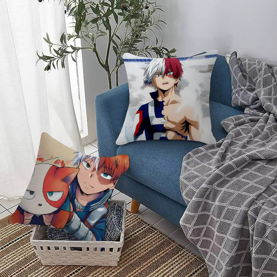 Rastar Anime My Hero Academia Shoto Todoroki Kissenbezug, quadratisch, Multicolour, Breite: 30 cm, Höhe: 30 cm - Bild 4