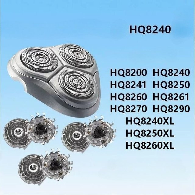Philips Ersatz-Rasierkopf für HQ8200 HQ8240 HQ8241 HQ8260 HQ8261 HQ8270 HQ8260XL HQ8270XL HQ8290XL - Bild 1