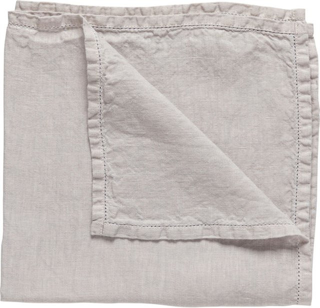 Costa Nova Serviette Luisa aus 100 % Leinen, beige, 6er Pack, Breite: 50 cm, Länge: 50 cm - Bild 1