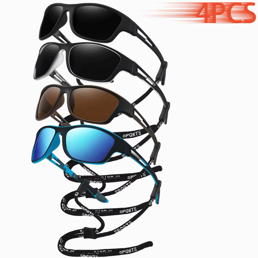 Unisex Sportsonnenbrille, Vollrand, Kunststoff - Bild 2