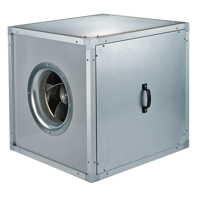 Geräuschisolierter Radialventilator Blauberg BL Iso-V 355 4D in Silber - Bild 1