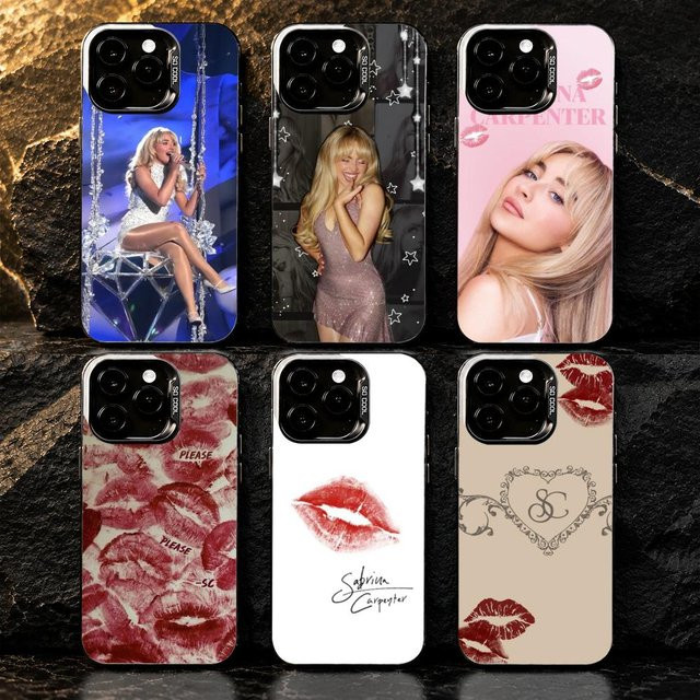 Singer S Sabrina Carpenter Handyhülle Aurora TPU für iPhone 11 bis 17 Pro Max in Multicolour, stoßfeste und stylische Schutzhülle - Bild 1