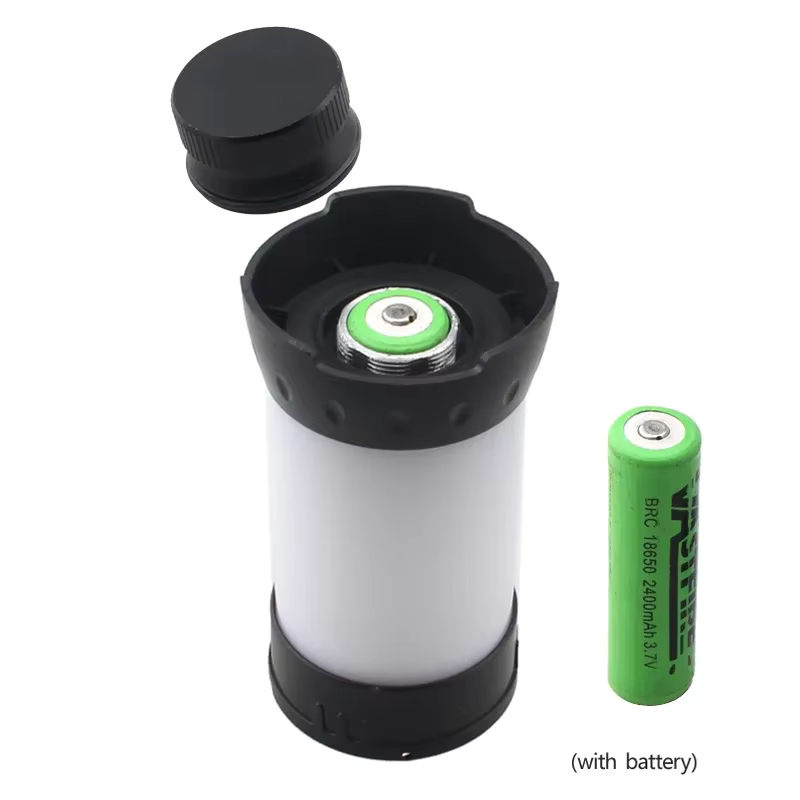 JIASHUAIXIN Magnetische Campinglaterne in Weiß und Rot, wiederaufladbare USB Notfall-Taschenlampe mit 18650-Batterie und omnidirektionaler Beleuchtung - Bild 5
