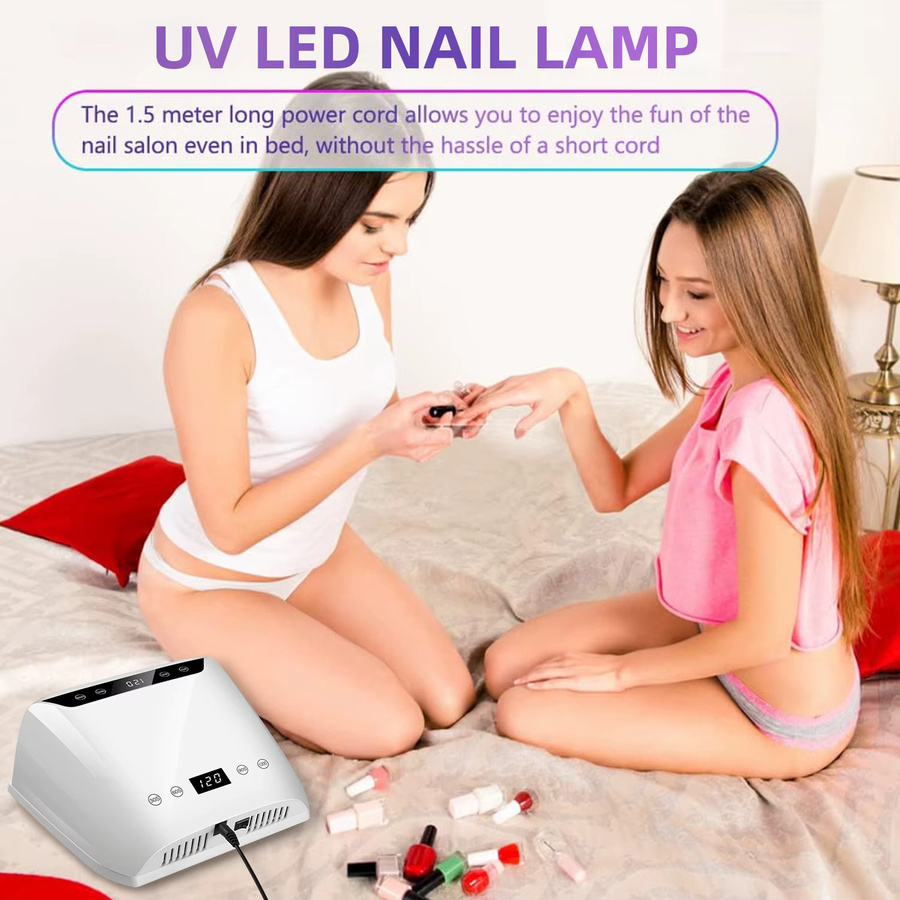 DianaBeauty LED-UV-Nagellampe mit 72 LEDs, LCD-Display, Unisex - Bild 2