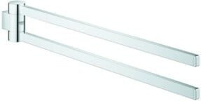 Grohe Handtuchhalter Selection 2-armig schwenkbar in Chrom, Breite: 44,1 cm - Bild 1