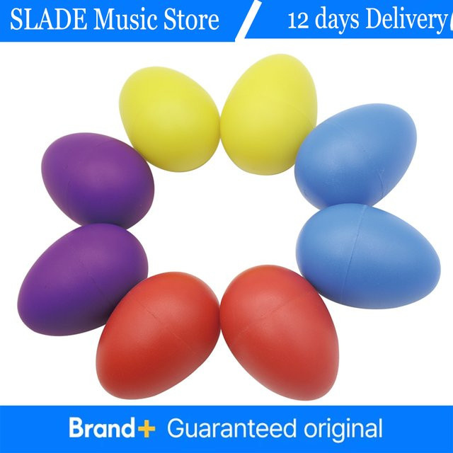 SLADE Sand-Ei, Musik-Shaker, Sandhammer, Instrument, 2-teiliges Set - Bild 1