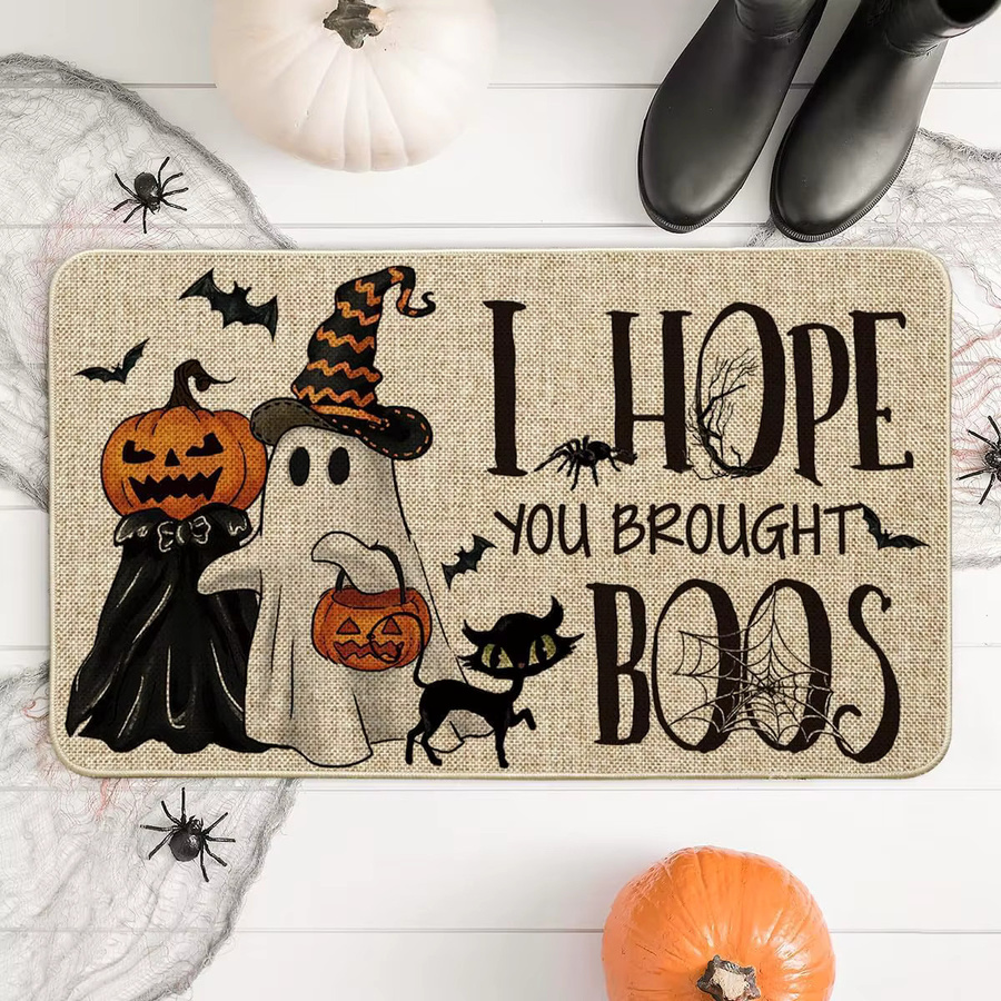 VIKAMA Halloween Druckteppich schmutzabweisende und verschleißfeste Bodenmatte für Eingangsbereich und Badezimmer - Bild 2