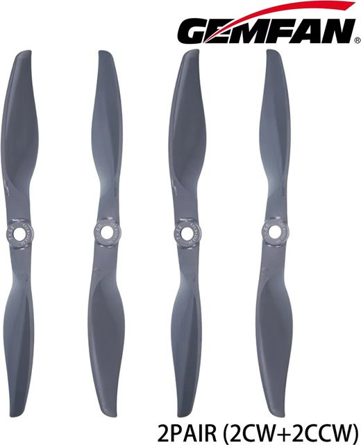 Gemfan Vortex Elektrische Propeller, Grau, 2-teiliges Set - Bild 1