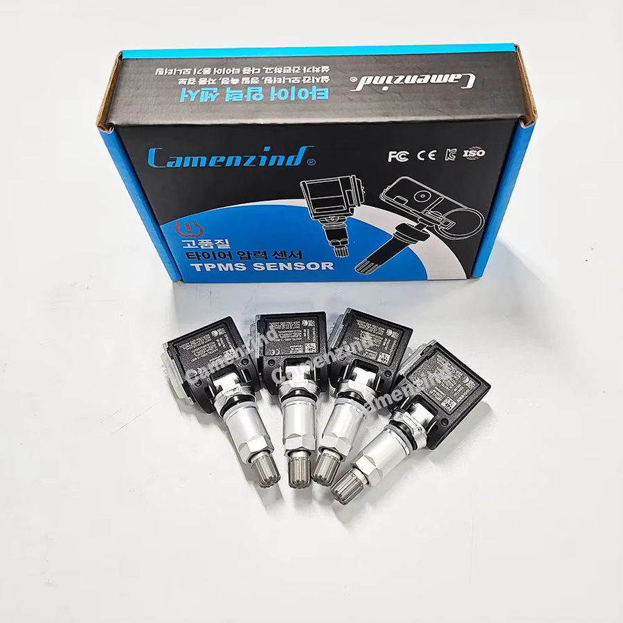 4er Set Vorprogrammierter TPMS Reifendruckkontrollsystem Sensor 433MHz für BMW 1 2 3 4 5 6 7 8 Serie in Schwarz - Bild 3