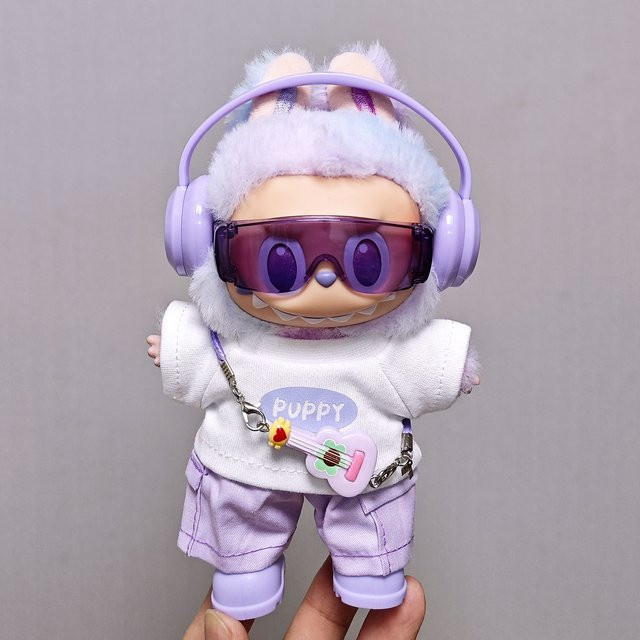 XMWL Labubu Puppy Freizeitkleidung, 6-teiliges Set, Zubehör - Bild 1