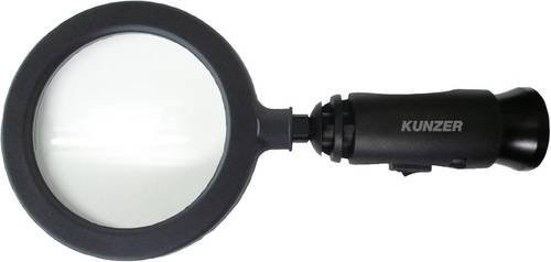 Kunzer Handlupe mit LED-Beleuchtung, Schwarz - Bild 1