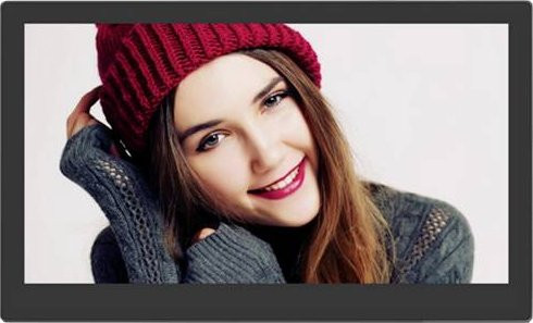 Braun Phototechnik DigiFrame 1361 Digitaler Bilderrahmen in Schwarz mit 13,3 Zoll Display und 1920 x 1080 Pixeln sowie 8GB Speicher - Bild 1