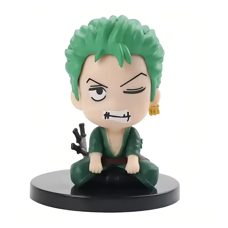 Bandai One Piece Anime Figur Ruffy und Zoro PVC Modell Ornament in Multicolor - Bild 5