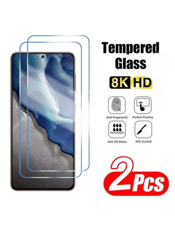 2er-Pack Gehärtetes Glas Screen Protector Transparent für Samsung Galaxy A13 A15 A23 A34 A35 A53 A55 A72 A73 A90 5G - Bild 7