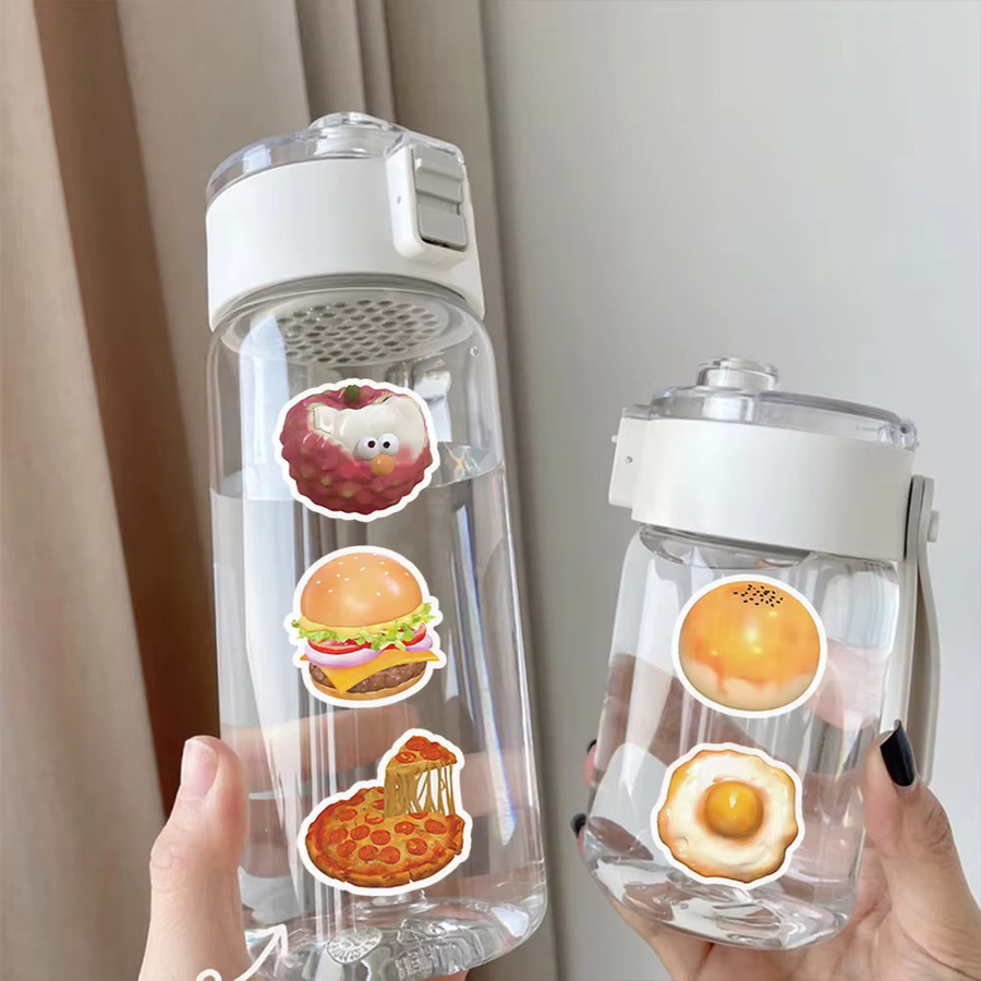 103 Stück 3D Cartoon Aufkleber Set mit Sushi Brot und Desserts in Multicolour von BulingBulingStickers Shop - Bild 2