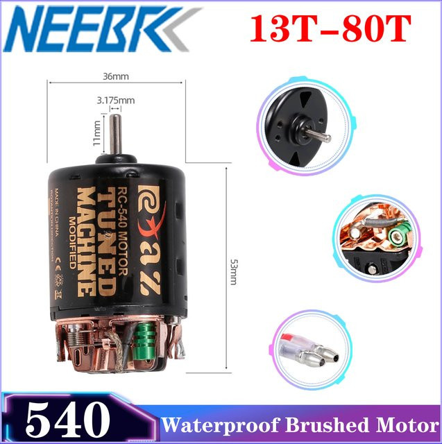 NEEBRC Wasserdichter Bürstenmotor, 1:10, Zubehör - Bild 1