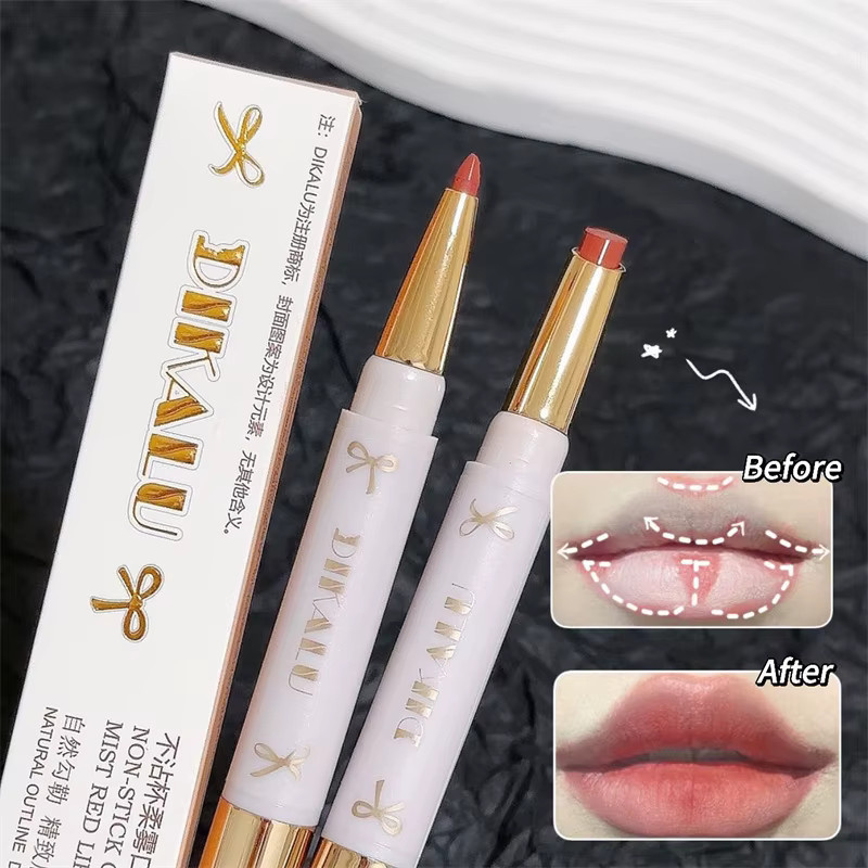 DIKALU Matte Lip Liner Pen, wasserfester Kontur-Lippenstift - Bild 3
