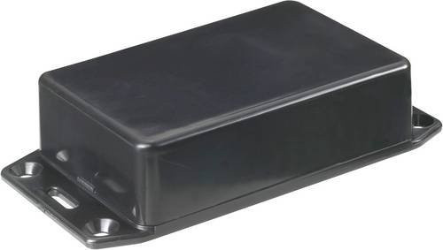 Hammond Electronics 1591DFLBK Euro-Gehäuse aus ABS Kunststoff in Schwarz, B/T/H: 16,0 x 8,0 x 5,0 cm - Bild 1