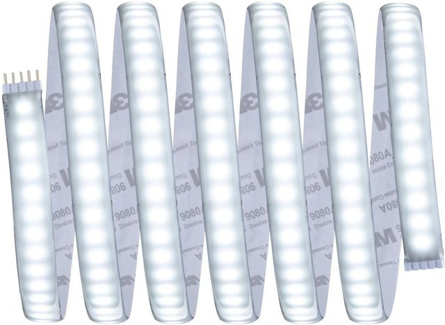 Paulmann LED-Streifen Erweiterung in Silber und Weiß, Cool White, IP44, 2,5 m - Bild 1