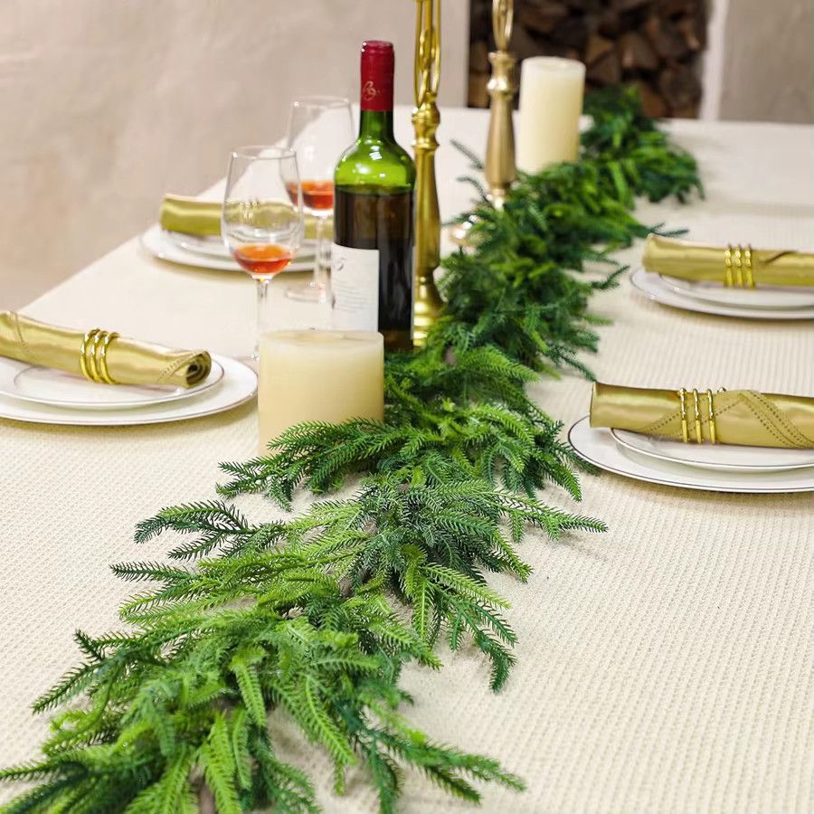 Künstliche Rattan-Ranken von smr in Grün für Weihnachtsbaum, Kranz und Garten-Dekoration - Bild 6