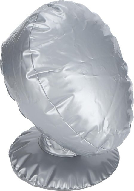 Aufblasbarer Schaufensterpuppenkopf von GoolRC aus PVC in Grau für Schaufensterdeko und Requisiten - Bild 1