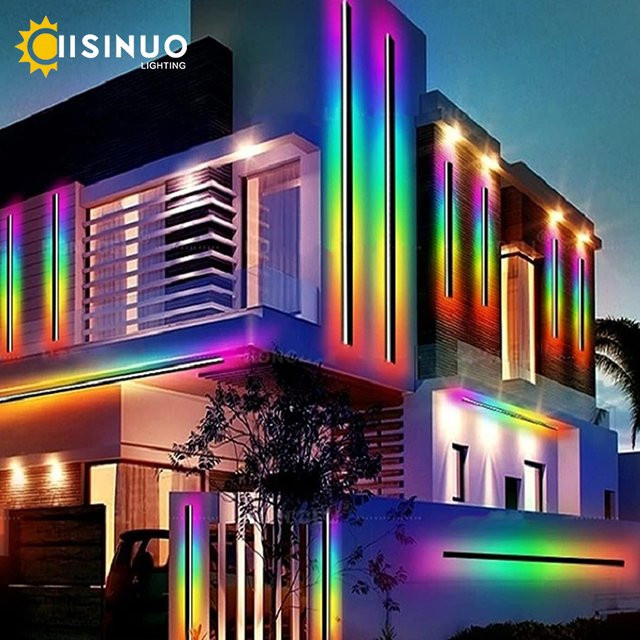 RGB-Weihnachtsdekorationslicht für Außen und Innen mit 7 Farben und intelligenter Fernbedienung - Bild 1