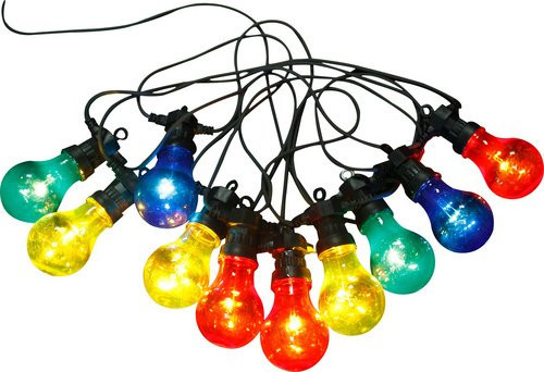 Globo Lighting LED-Lichterkette NIRVANA mit 10 RGB-LEDs in Bunt, Länge: 700 cm