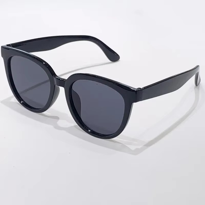 SNQP Sonnenbrille, rund, Vollrand, Kunststoff, schwarz, Damen - Bild 3