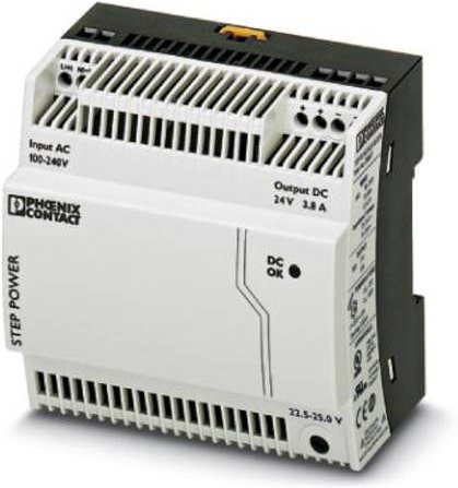 Phoenix Contact 2868677 Hutschienen-Netzteil DIN-Rail 24 V/DC 3.8A 91.2W in Weiß - Bild 1