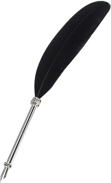 KONNWEI Kalligraphie Federhalter aus Edelstahl in Schwarz und Silber für professionelle Tintenzeichnungen - Bild 1