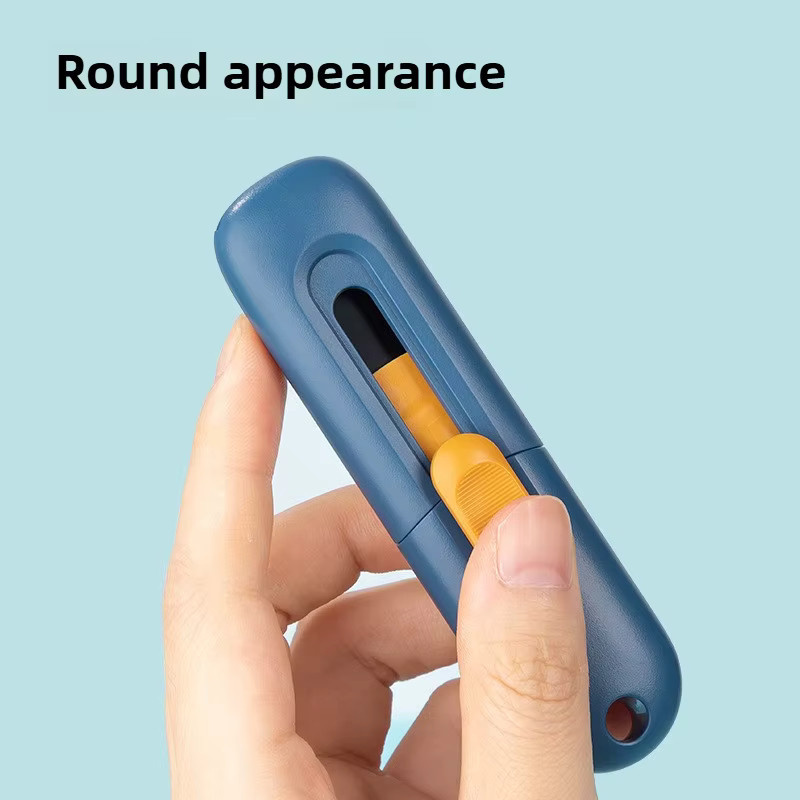 Deli Unboxing Mini-Messer mit gezahnter Klinge in Weiß - Bild 3