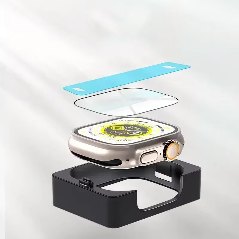 OAKCHARM Keramik-Displayschutzfolie für Apple Watch Series 11 10 Ultra 3 9 8 7 6 5 SE, transparent - Bild 3